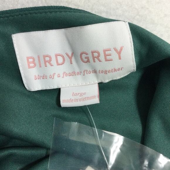 BIRDY GREY L green sea glass Shamin bridesmaid formal party maxi dress NWT B126 - Picture 9 of 11
